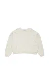 Acne Studios Round-neck Sweatshirt In Neutral