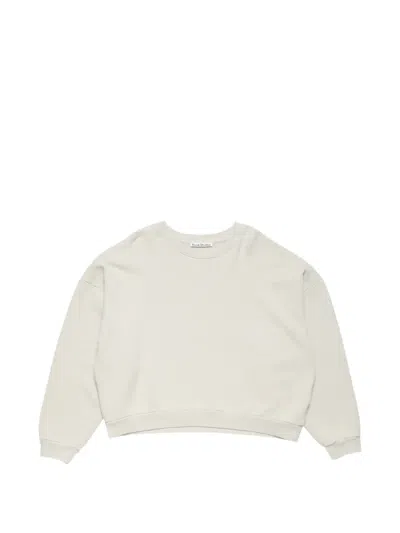 Acne Studios Round-neck Sweatshirt In Neutral