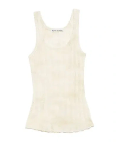 Acne Studios Round-neck Vest In White