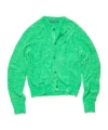 Acne Studios Round-necked Cardigan In Green