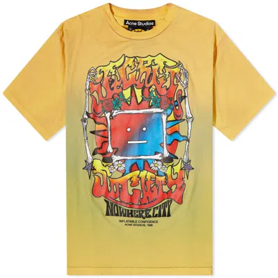 Acne Studios Round-necked T-shirt In Nude