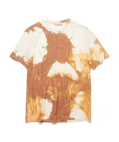 Acne Studios Round-necked T-shirt In White