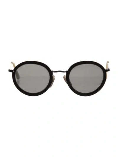 Pre-owned Acne Studios Round Tinted Sunglasses In Black