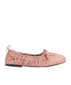 Acne Studios 10mm Leather Ballerinas In Pink