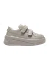 Acne Studios Round Toe Low-top Casual Shoes In Gray