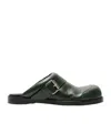 Acne Studios Round Toe Mules In Black