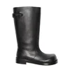Acne Studios Round-toed Boots In Black