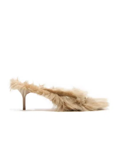 Acne Studios Round-toe High-heeled Sandals In Multi