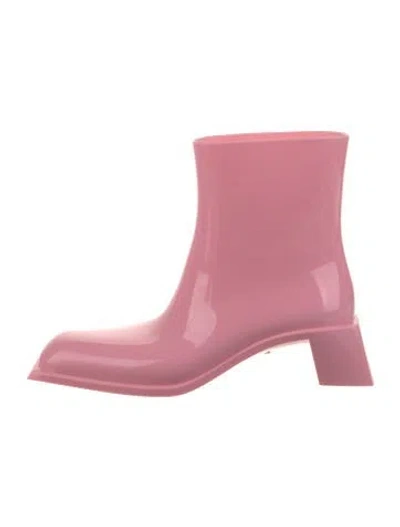 Pre-owned Acne Studios Rubber Rain Boots In Pink