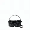 Acne Studios Micro Multipocket Leather Shoulder Bag In Black