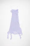 Acne Studios Shoulder Strap Dress Lilac Purple In Lilac Purple