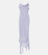 Acne Studios Shoulder Strap Dress Lilac Purple