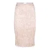 Acne Studios Chic Midi Skirt For Women In Beige