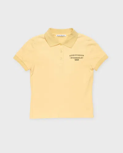 Acne Studios Rw-wn-tshi000013 Ljusgul In White