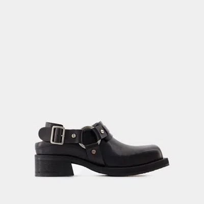 Acne Studios Black Harness Loafers