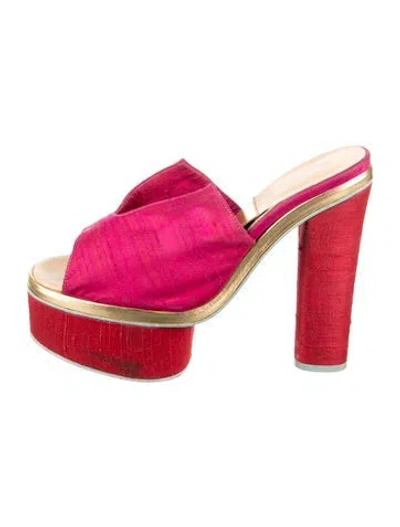 Pre-owned Acne Studios Sandals In Pink