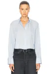 Acne Studios Satai Shirt In Baby Blue