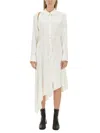 Acne Studios Women's Satin Chemisier Dress In White
