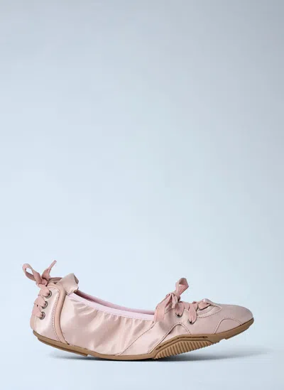 ACNE STUDIOS SATIN LACE-UP SHOES