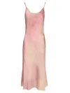 Acne Studios Satin Slip Dress Dresses Rose