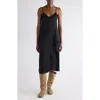 Acne Studios Satin Slipdress In Black