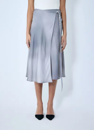 ACNE STUDIOS SATIN WRAP SKIRT
