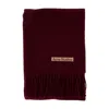 Acne Studios Scarf In Burgundy