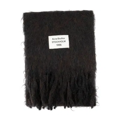 Acne Studios Scarf In Brown