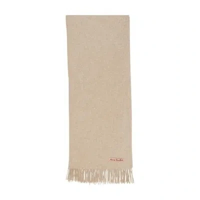 Acne Studios Scarf In Beige