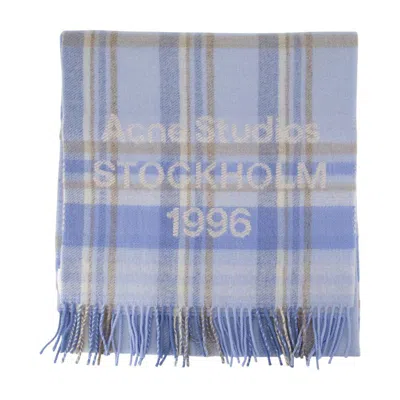 Acne Studios Scarf In Blue