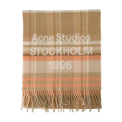 Acne Studios Scarf In Brown