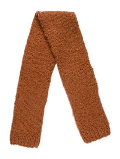 Pre-owned Acne Studios Scarf In Brown
