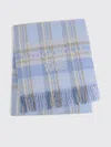 Acne Studios Aqua Blue Wool Scarf In Blue