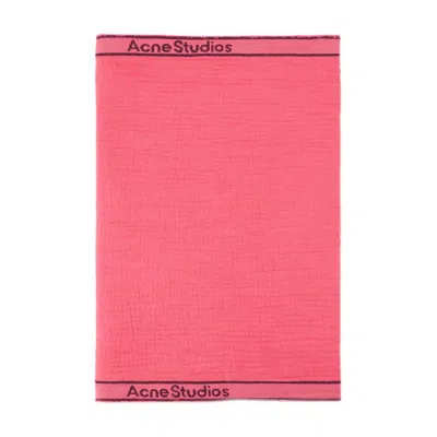 Acne Studios Scarf In Pink