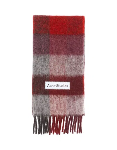 Acne Studios Scarf In Red