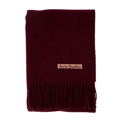 Acne Studios Scarf In Red