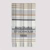 Acne Studios Scarf Featuring Fringed Edges Plaid Pattern In Multi