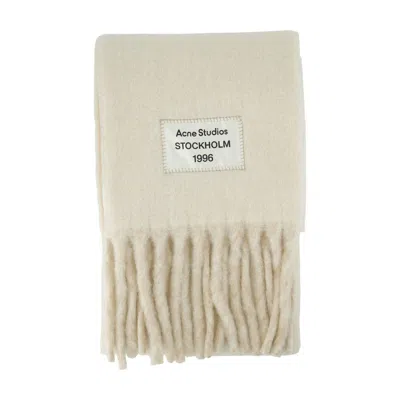 Acne Studios Scarf In White
