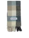 Acne Studios Multicolor Mohair Checked Scarf In Multi