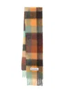 Acne Studios Checked Mohair-blend Scarf