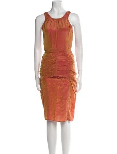 Pre-owned Acne Studios Scoop Neck Knee-length Dress