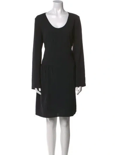 Pre-owned Acne Studios Scoop Neck Knee-length Dress In Black