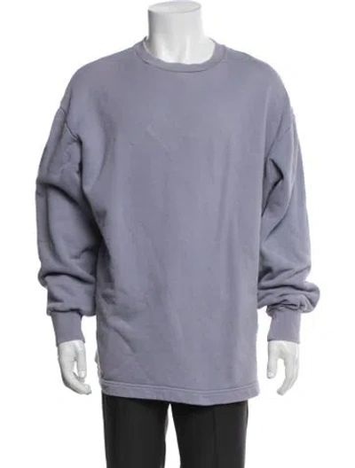 Pre-owned Acne Studios Scoop Neck Long Sleeve Sweatshirt In Purple