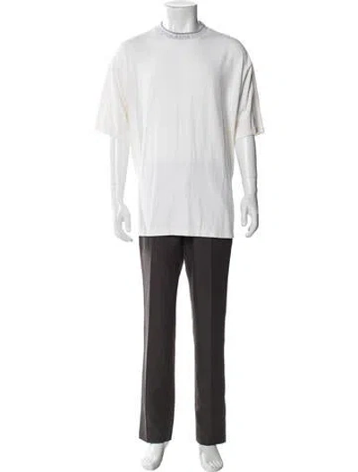 Pre-owned Acne Studios Scoop Neck Long Sleeve T-shirt In Neutral