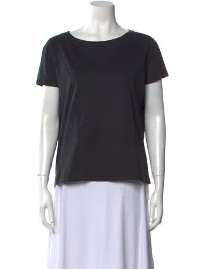 Pre-owned Acne Studios Scoop Neck Short Sleeve T-shirt In Black