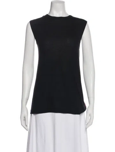 Pre-owned Acne Studios Scoop Neck Sleeveless Top In Blue