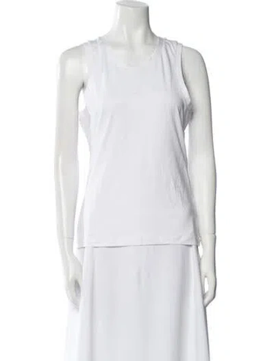Pre-owned Acne Studios Scoop Neck Sleeveless Top W/ Tags In White