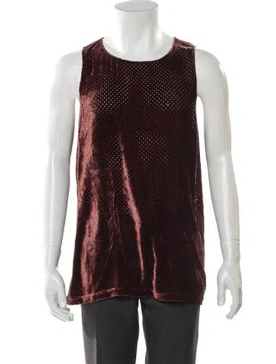 Pre-owned Acne Studios Scoop Neck Sleeveless T-shirt In Brown