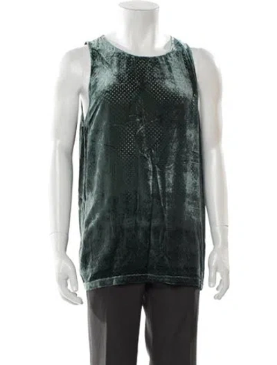 Pre-owned Acne Studios Scoop Neck Sleeveless T-shirt In Green
