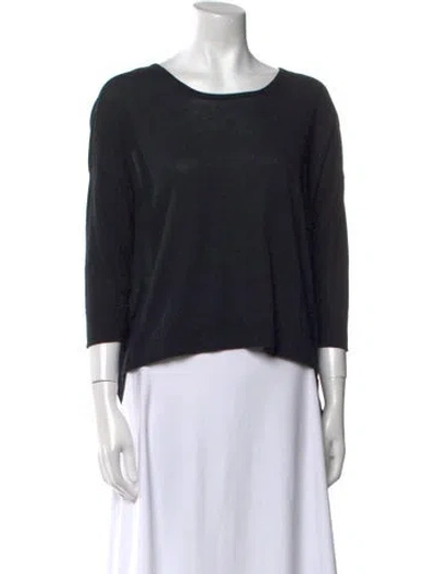 Pre-owned Acne Studios Scoop Neck Sweater In Black